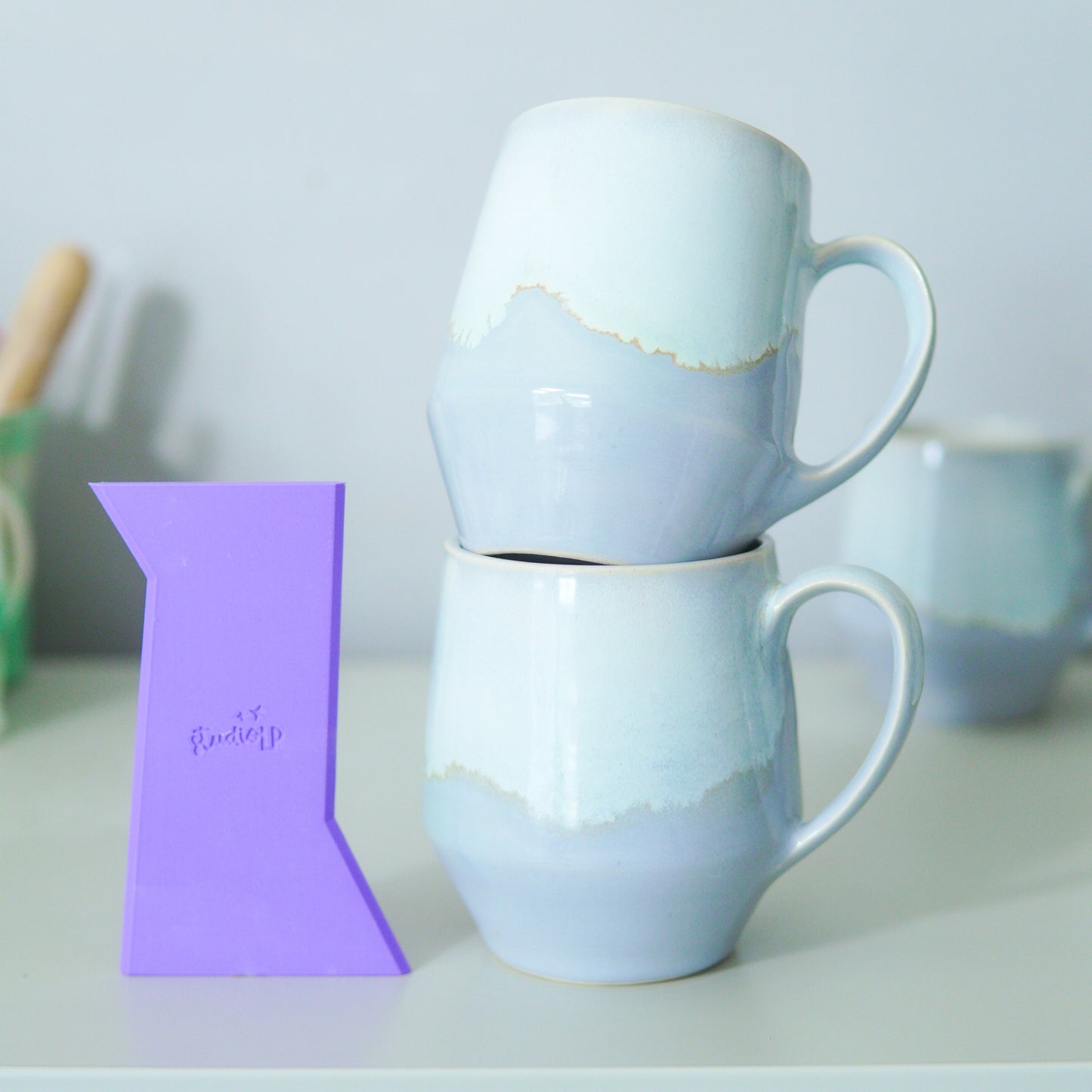 Angled Ribs in Parma Violet