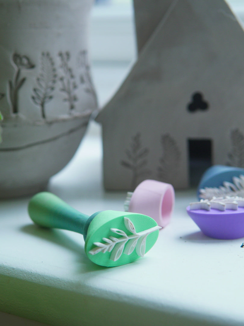 Wildflower Clay Stamps