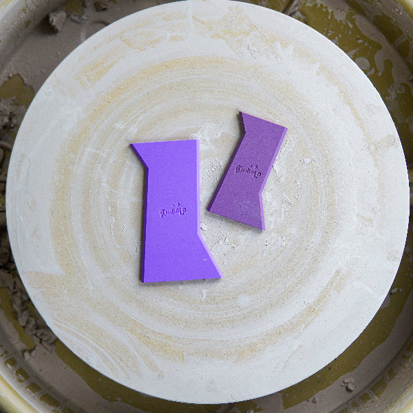 Angled Ribs in Parma Violet