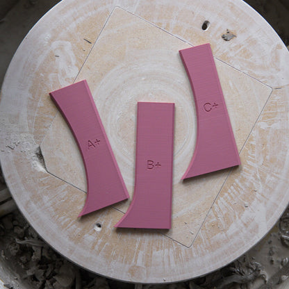 Curved Profile Ribs- XL Size (set of 3)