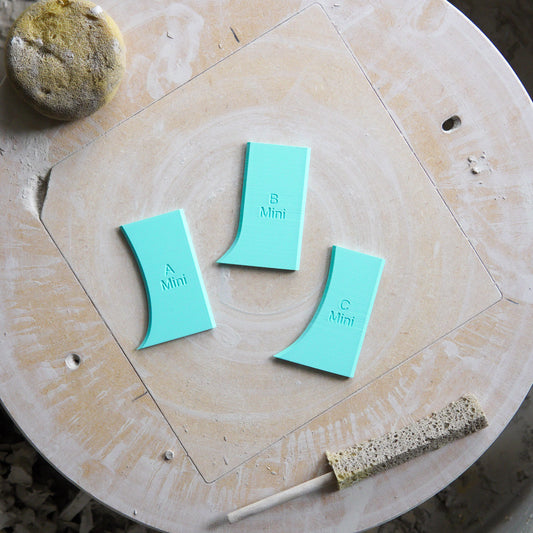Curved Profile Ribs- MINI Size (set of 3)